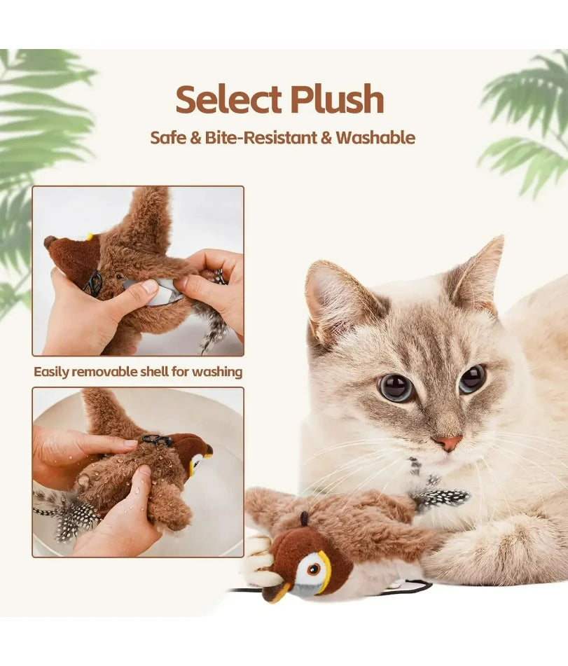 SnugglePurr™ Interactive Catnip Plush